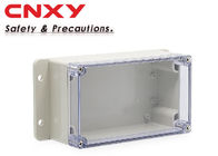 IP65 Waterproof Junction Box , Small Plastic Enclosure Transparent Cover