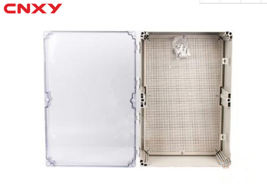 ABS Material Plastic Hinged Box 600*400*190 Mm With Transparent PC Lid