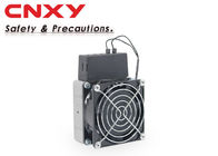 150 W Black Control Cabinet Heater Aluminum Alloy Material With Fan