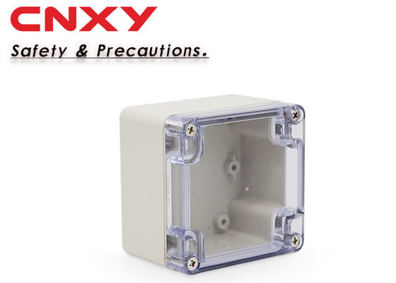 Waterproof transparent ABS plastic junction box plastic project box 83*81*56mm