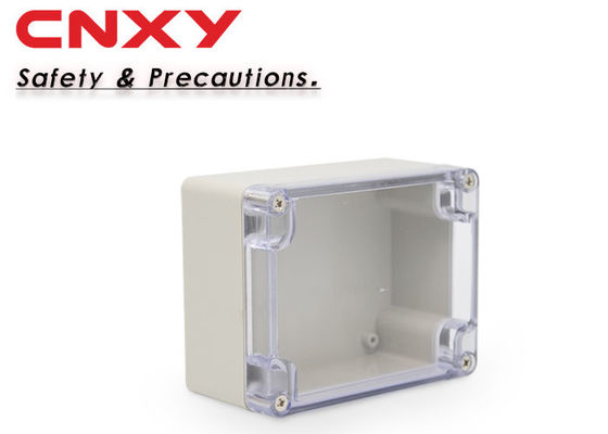 ABS Material Clear Plastic Junction Box Logo Printing With Metal Screws