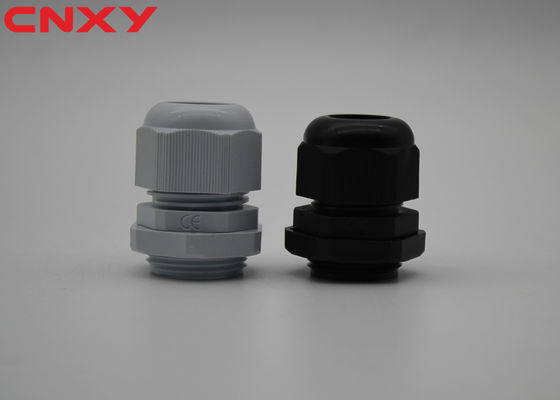 Water Resistant Plastic Cable Glands , Electrical Cable Gland Connector