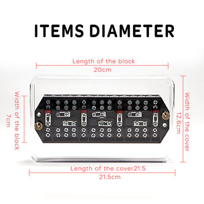 Fire 4 Wire Test Terminal Block Impact Resistance For Measuring Equipment