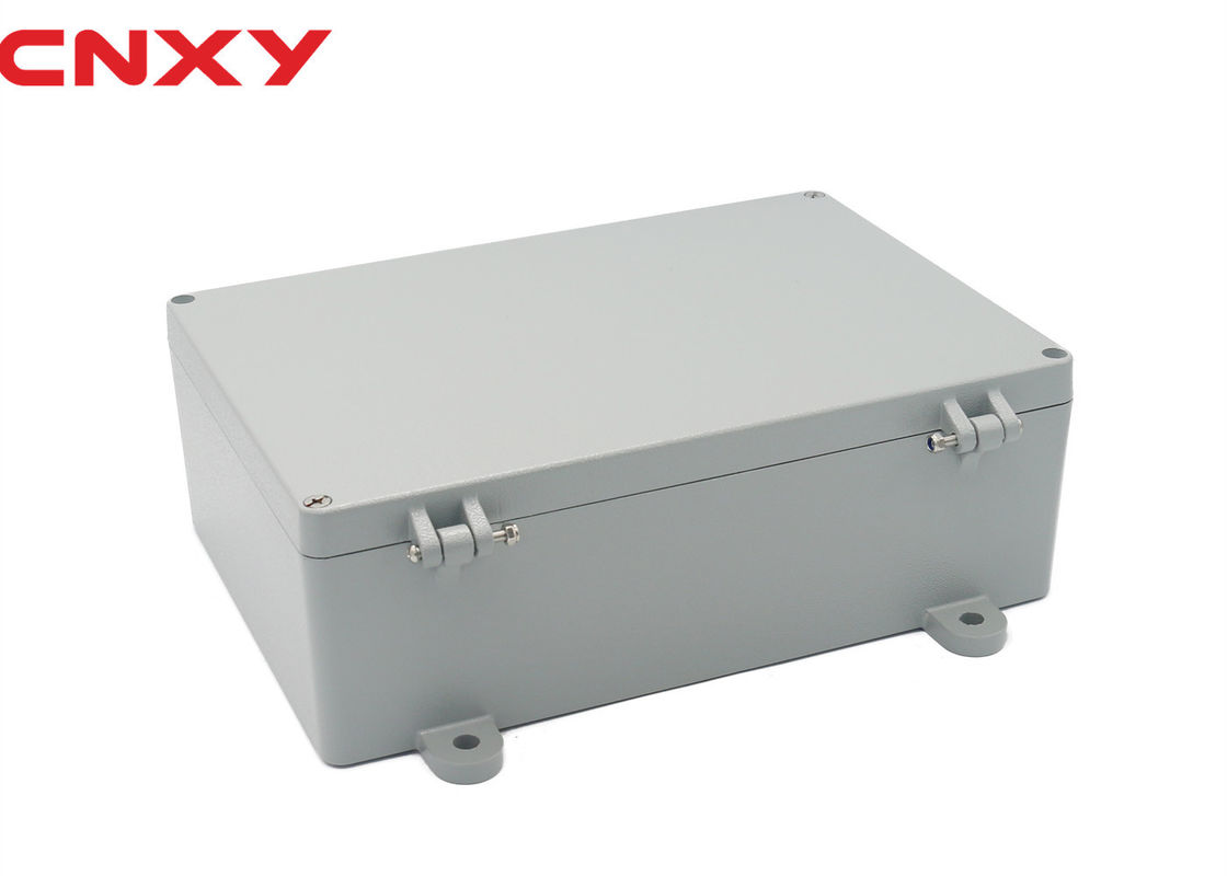 Outdoor Hinged Aluminum Box , Corrosion Proof Waterproof Junction Box